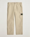 Stone Island Supima Cotton Canvas Pants Desert