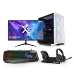 X= Air Mesh White AMD Ryzen 5600G Six Core Radeon Graphics All in One Esports 22" LED Monitor - Next Day Gaming PC Package
