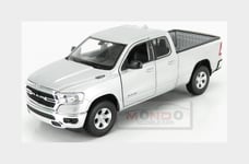 1:24 Welly Dodge Ram 1500 Double Cabine Pick-Up 2019 Silver WE24104S Model