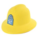 Bristol Novelty BH496 Fireman Helmet Felt with Badge, Mens, Yellow, One Size