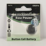 Rockland F84776 CR2016 Fob Battery Replacement Button Cell Long Life Durable