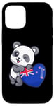 iPhone 12/12 Pro New Zealand Heart Panda Pride New Zealand Flag Roots Kiwi Case