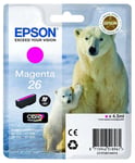 Original Epson 26 Magenta Ink Cartridge XP-615 XP-620 XP-625 XP-700 XP-710 T2613