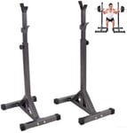 Adjustable Squat Rack Parallel Bars Barbell Training Exercise Stand Strength Traning Equipment Suitable For Home Gym