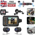 1080P Motorcycle Camera DVR Handlebar Fixing 3 Inch Motorcycle DVR Dash Cam UK