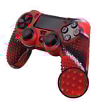 Housse De Protection En Caoutchouc Et Silicone Pour Manette Playstation 4, 1 Pièce, Housse De Camouflage Pour Contrôleur Ps4