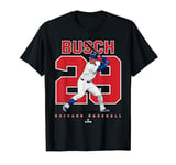 Number & Portrait Michael Busch Chicago MLBPA T-Shirt