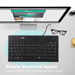 Ultra-thin Mini Wired Mc-9712 Keyboard Usb Industrial Silent