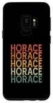 Galaxy S9 Retro Custom First Name Horace Case