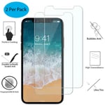 Tempered Glass Screen Protector For Apple Iphone 10 / X / Xs Crystal Clear Thin