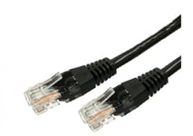 Patch Cable Cat.5E Rj45 Utp 3M. Black - Pack Of 10