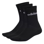 adidas IC1301 C LIN CREW 3P Socks Unisex black/white KXXL