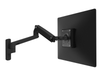 Ergotron MXV - Monteringssats (vridbar arm) - för LCD-display - svart - skärmstorlek: upp till 34 tum - väggmonterbar