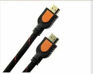 High Quality Short HDMI Cable for HD TV 3D 1080p One Feet HDMI 1.4 braided gold