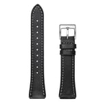 Garmin Vivomove 3s Armband i äkta läder, svart