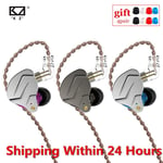 Écouteurs intra-auriculaires KZ ZSN PRO, 1BA + 1DD, hybride, Hi-Fi, métal, sport, antibruit