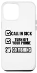 Coque pour iPhone 14 Pro Max Go Fishing - Messages amusants et motivants