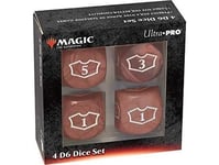 Ultra-Pro Ultra Pro: Magic The Gathering - Red Mana - 22 Mm Deluxe Loyalty Dice Set