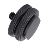 Hot Cold Shoe Mount Adapter 1/4-20 Tripod Screw To Flash Ho