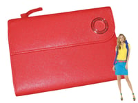 New Vintage LACOSTE L14 Womens Leather PURSE WALLET Glam Twist Slg 2 Red