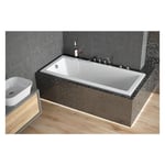 Azura Home Design - Baignoire modern Ultra-Slim 140/150/160/170/180 cm - Dimensions: 180cm