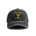 Yellowstone Nationalpark Baseballkepsar Slitna Hattar Keps Män Kvinnor Retro Utomhus Sommar Justerbara Yellowstone Hattar Mz-294 [DB] Som bild4 As picture4 Adjustable