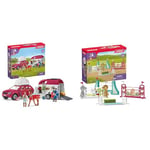 SCHLEICH HORSE CLUB — 42535 Horse Adventures & 42612 Obstacle Accessoires Horse Club Toy Playset Accessory for children aged 5-12 Years