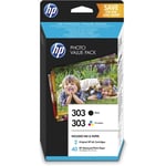 HP 303 Black & Colour Ink Cartridge Photo Value Pack For ENVY Photo 6234 Printer