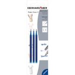 Refill till gelpennor Animals Erase it! Blått bläck 3-pack Faber Castell
