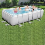 Bestway 13ft 3 x 6ft 7 39.5in Power Steel Frame Pool Set