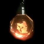 Pokemon Go Kristall Nyckelring Med Blinkande Ljus