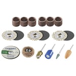 Dremel EZ686-01 EZ Lock Sanding and Grinding Rotary Tool Accessory Kit- Includes Sanding Discs/Bands and Grinding Stones- Perfect for Detail Sanding and Sharpening