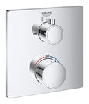 Grohe 24075000 Thermostatic Shower Mixer - Chrome, 24080000