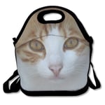 Cute Cat Personalized Insulated Neoprene Lunch Bag Handbag Lunch Box Food Box Gourmet Portable Lunch Bag Insulation Bag Insulation Bag