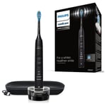Philips Sonicare DiamondClean 9000 Electric Toothbrush, Black/USB/Case/Bluetooth