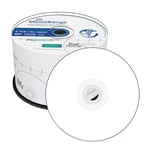 50 MediaRange Medical Line Blank DVD-R Printable discs 4.7GB 120min 16x MR429