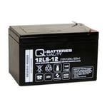 Q-Batteries 12LS-12 F2 12V 12Ah AGM batteri