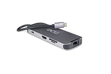 USB HUB C to HDMI 3USB 3.0 RJ45 Lector TARJ + PD + 3.5MM Jack