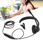 RJ9 Single Ear Headset Cell Phone Headset With Mic Mute Speaker Volume And 6 OCH