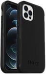 OtterBox iPhone 12 & iPhone 12 Pro Holster available upon request and not included, see packaging for details Defender Series XT Case - BLACK, screenless, rugged, snaps to MagSafe, lanyard attachment