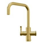 QETTLE Q9202PVBB Signature Modern 4-In-1 Boiling Water Tap 2 Litre Square Spout - BRASS