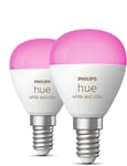 Philips Hue White Color 4.3W E14 2-pack