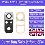 Xiaomi Redmi Note 10 Pro 4G Replacement Back Rear Camera Lens Glass + Adhesive