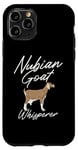 Coque pour iPhone 11 Pro Costume de chèvre nubienne en peluche pour chèvre nubienne