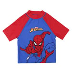 CERDÁ LIFE'S LITTLE MOMENTS Baby Top Boys Spiderman Swim T-Shirt, Red and Blue, 18 Months