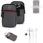 Holster + earphones for Cubot Pocket Belt Pouch