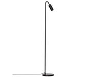 Curve Golvlampa Matt Black - By Rydéns