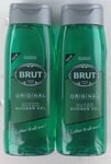 Brut Original all-in-one hair & body shower gel,2 x 500 ml