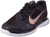 Nike Femme Court Air Zoom Vapor Pro Sneaker, Black MTLC Red Bronze White, 38.5 EU