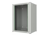 Lanview By Logon - Rack Skåp - 60 X 45, Pro - Väggmontering - Vit, Ral 7035 - 16U - 19"